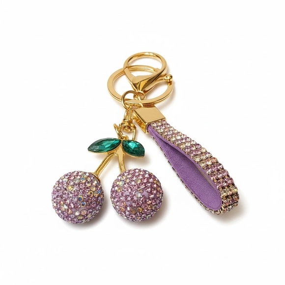 Colorful Cherry Keychains - Picture 3 of 4